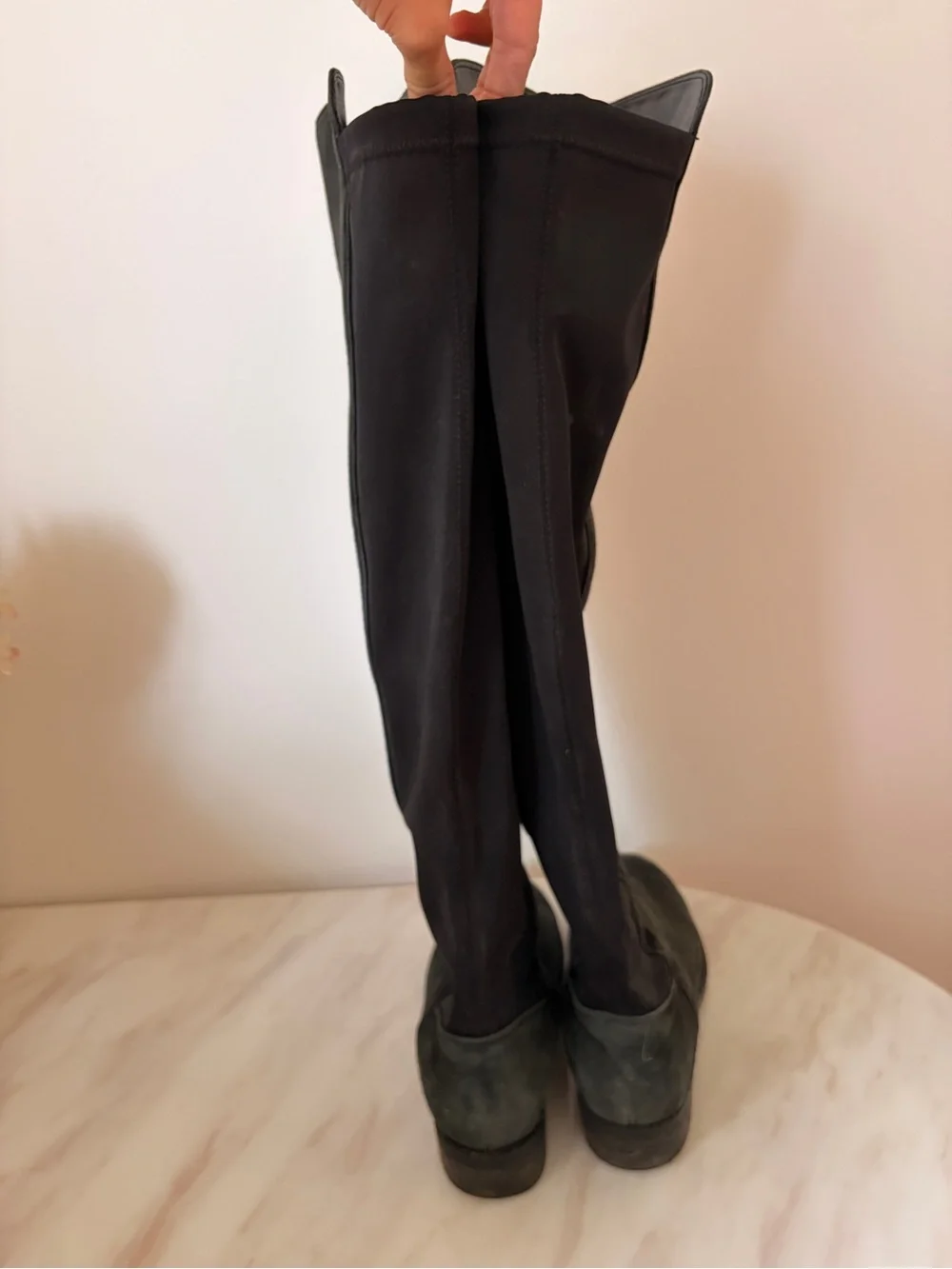 Blondo Black Over-the-Knee Suede Waterproof Boots